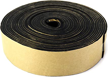 QWORK Pipe Wrap Insulation, Waterproof Foam Insulation Tape Adhesive for Hot or Cold Pipes, 33 Ft x 2 Inch Wide x 1/8 Inch Thick