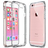 ULAK CLEAR SLIM For Apple iPhone 6 Plus  6S Plus Clear Crystal Bumper Hard Case Cover Clear