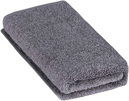 SEMAXE Towel Bathroom Hand Towel, Absorbent and Soft Long-Staple Cotton Towel,Luxury Hotel & Spa Towels (Grey, 1 Hand Towel)