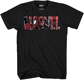 Marvel Avengers Expressions Moods Hulk Sider-Man Iron Man Adult Men's T-Shirt