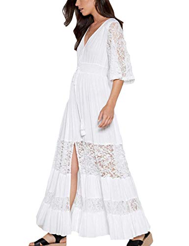 Bsubseach Women's Swimwear Turkish Kaftans Swimsuit Cover up Caftan Beach Long Dress