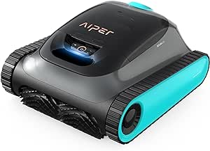 (2024 New) AIPER Scuba S1 Cordless Robotic Pool Cleaner, Pool Vacuum for Inground Pools, Wall and Waterline Cleaning, WavePath 2.0 Smart Navigation, 150 min Battery Life, for Pools up to 1,600 Sq.ft