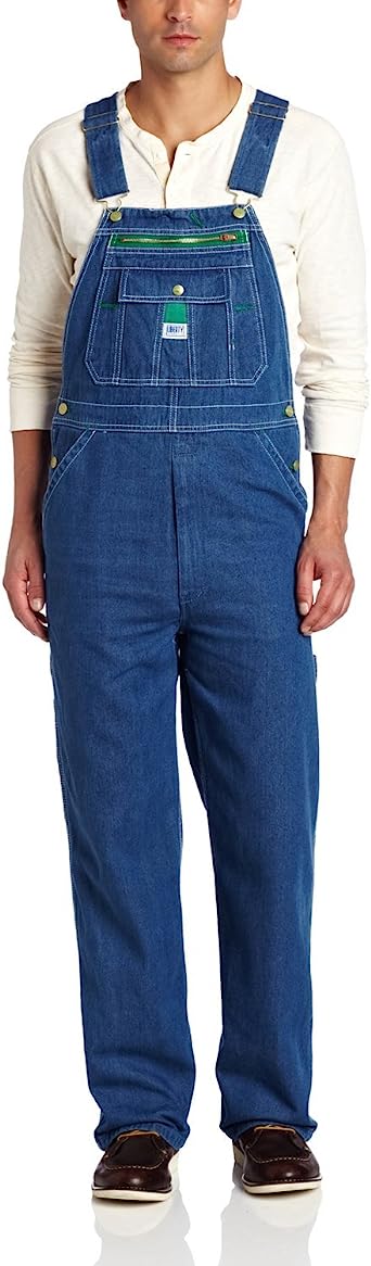 Liberty Men's Stonewashed Denim Bib Overall