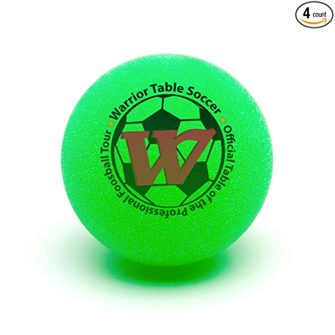 Warrior Table Soccer Foosball Table Replacement Foosballs - Official Tournament Game Ball- Tabletop Soccer Balls