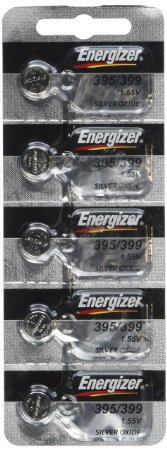 Energizer 395  399 Silver Oxide 5 Batteries SR927W  SR927SW