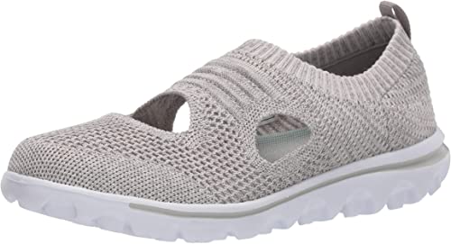 Propet Womens TravelActiv Avid Slip On Sneakers Walking Casual Shoes,