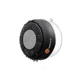Bluetooth Shower Speaker TaoTronics Water Resistant Portable Wireless Shower Speaker Crisp Sound Build-in Microphone for Hands-Free Calling Solid Suction Cup 6hrs Play Time Control Buttons
