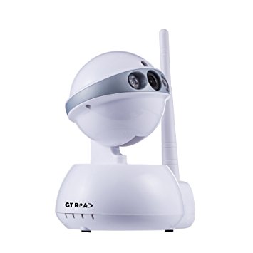 Security Ip Camera Wireless System by GT ROAD,Wifi Internet Home Surveillance System camera,network Camera with 720p HD Video,Motion Detection,Super Night Vision,Built-in Speaker,16GB TF Card Included