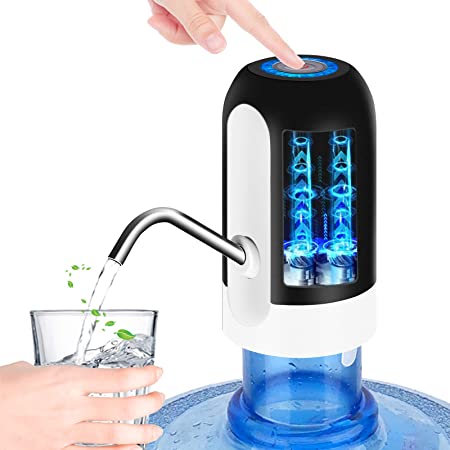 LEMONDA Upgraded Bottle Water Pump USB Charging Automatic Drinking Water Pump Electric Water Dispenser Portable for Home Office Outdoor Use