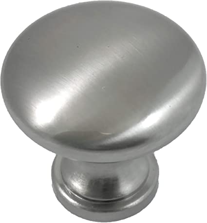 Laurey 54628 Danica Brushed Satin Nickel Cabinet Hardware Knob