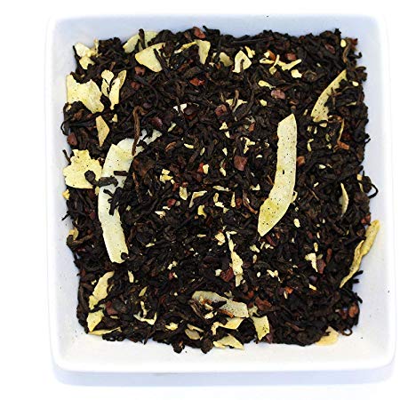 Tealyra - Pu-erh Coconut Cacao - Loose Leaf Tea Blend - Pu rh - Diet and Slimming Tea - Best Weight Loss Tea - Caffeine Bold - All Natural Ingredients - 110g (4-ounce)