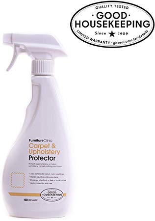 Furniture Clinic Carpet & Upholstery Protector - Protects Fabric from Future Spills and Dirt - Repels Oil and Water Based Stains, All Natural Plant Based Cleaner