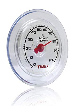 Timex 4.5-Inch Suction Cup Window Hygrometer (TX1010)