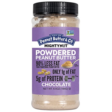 Peanut Butter & Co Mighty Nut Powdered Peanut Butter, Chocolate, 6.5 Ounce