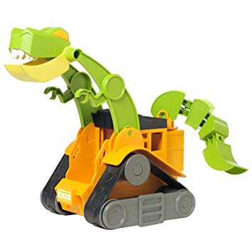 Educational Insights Dino Construction Company Wrecker the T-Rex Skid Loader