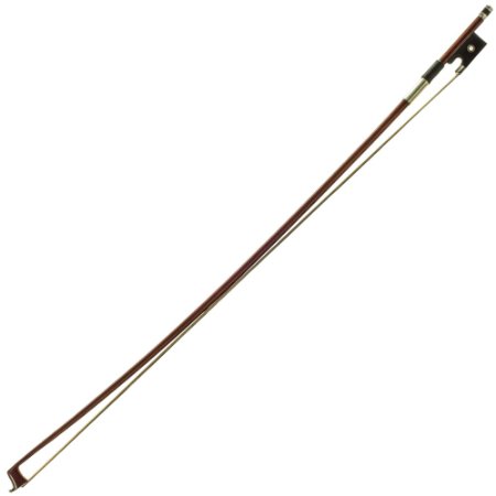 PAITITI 1/16 Size Violin Bow Round Stick Brazil Wood Mongolian Horsehair