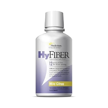 HyFiber with FOS Citrus Flavor 32 oz. Bottle Ready to Use, 18485 - Sold by: Pack of One