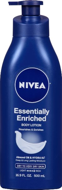 NIVEA Essentially Enriched Body Lotion, 16.9 Ounce