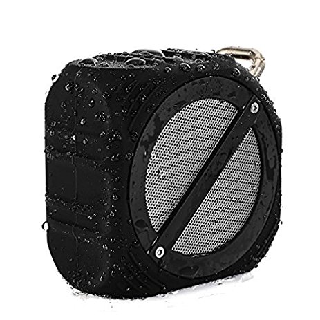 SKYSON Outdoor IPX7 Waterproof and Shockproof Bluetooth Speaker with Enhanced Bass Works with iPhone iPad Tablets Laptop Loud Sound for Home Party