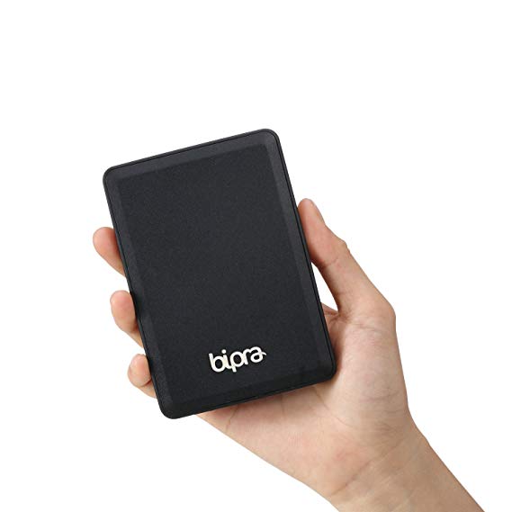 Bipra U3 2.5 inch USB 3.0 FAT32 Portable External Hard Drive - Black (80GB)