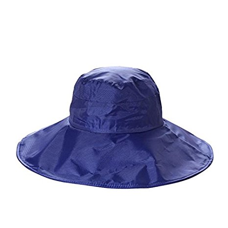 Women's Rain Hats Waterproof Rain Hat Wide Brim Bucket Hat Rain Cap Sun Hats