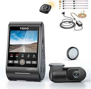 【Bundle: VIOFO A229 Pro 2CH   Remote Control   Hardwire Kit with 8pcs Fuse Tap】 4K HDR Dash Cam, Dual STARVIS 2 IMX678 IMX675, 4K 2K Front and Rear Car Camera, 2 Channel with HDR, 5GHz Wi-Fi