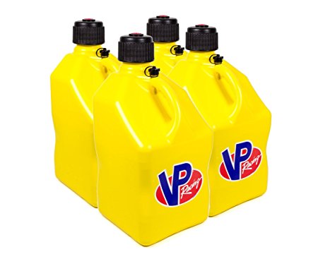 VP Racing Fuels 3554 Yellow Utility Jug, 5 Gallon (Yellow Square Case 4)