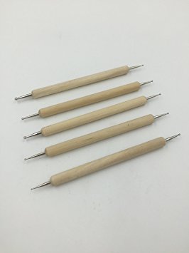 5 PACK Leather Craftool Pro Modeling Point/Stylus Spoon