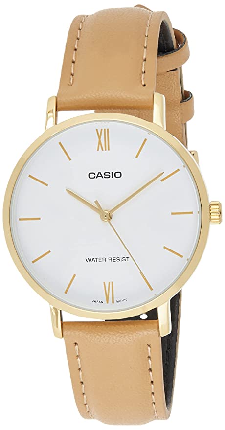 Casio Analog White Dial Women's Watch-LTP-VT01GL-7BUDF (A1786)