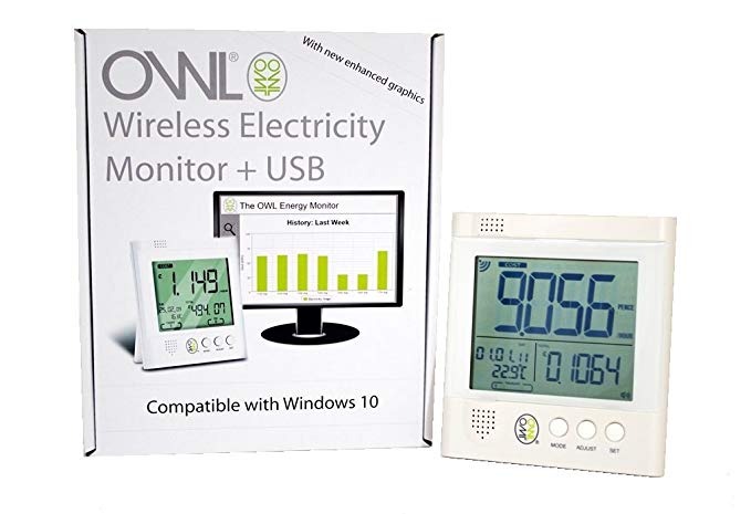 Owl USB CM160 Electricity Monitor Compatible with Windows 10