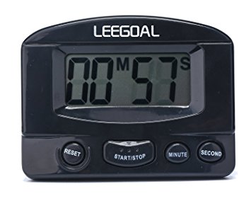 niceEshop(TM) Mini LCD Home Kitchen Cooking Count Down Digital Timer Alarm with Stand,Black