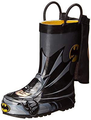 Western Chief Kids' Waterproof D.c. Comics Character Rain Boots with Easy on Handles