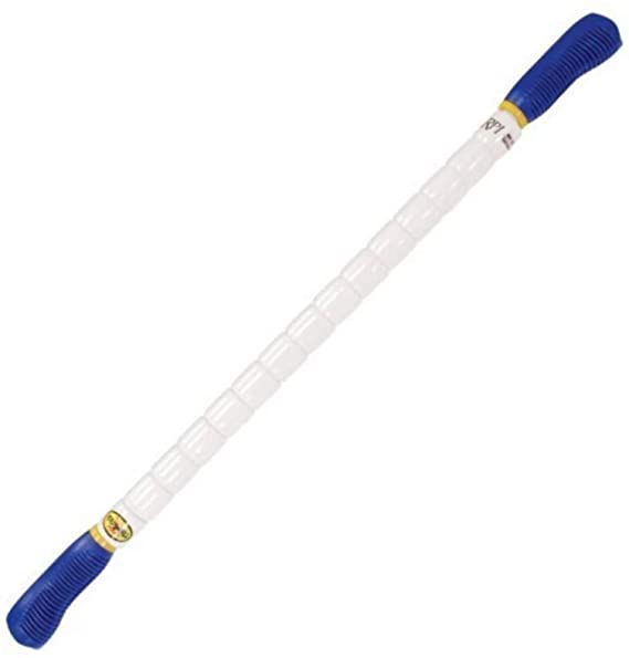 TheStick Original, 24"L, Standard Flexibility, Blue Handles, Therapeutic Body Massage Stick, Potentially Improves Flexibility, Aids in Muscle Recovery & Muscle Pain, Assists in Myofascial Release