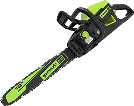 GreenWorks CS80L03 80V 2.5KW 18" BRUSHLESS (Tool-ONLY) Chainsaw, 18' New, Green