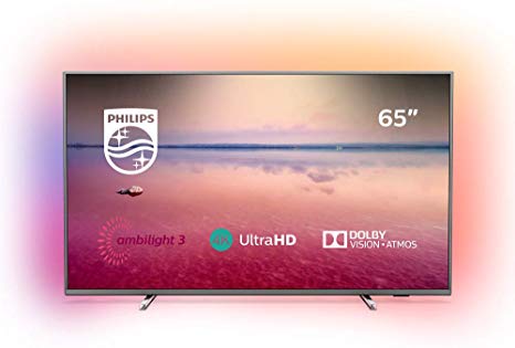 Philips Ambilight 65PUS6754/12 TV 65 inch LED Smart TV (4K UHD, HDR 10 , Dolby Vision, Dolby Atmos, Smart TV) dark silver