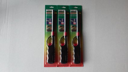 Handi Flame Refillable Multi-Purpose, Refillable Butane Lighter (Pack of 3) for Barbecues, Fireplaces, Candles, Lanterns, Pilot Lights, Camping, Heaters, and Gas Stoves.