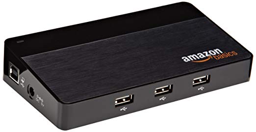 AmazonBasics 10 Port USB 2.0 Hub