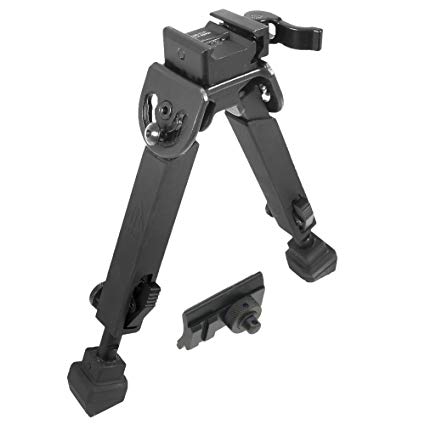 UTG Rubber Armored Full Metal QD Bipod, Height 6.0"- 8.5"