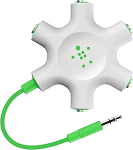 Belkin Rockstar Multi Headphone Splitter (Green)