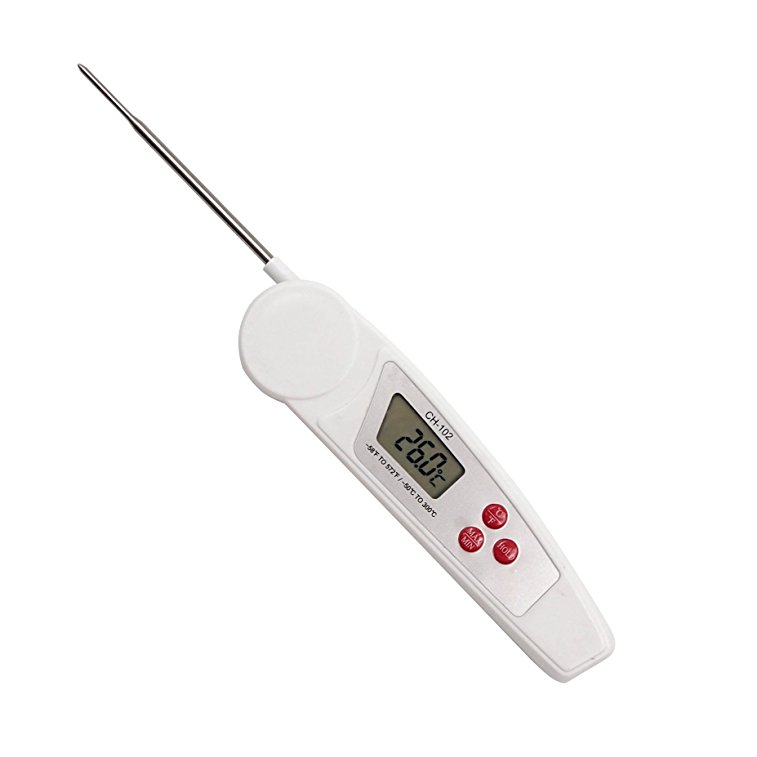 Digital Meat Thermometer, Waterproof Instand Read Cooking Thermometers for BBQ Candy Indoor Outdoor