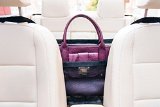 CASELAST Premium Car Purse Organizer Pouch - Keep Your Purse and Other Belongings Within Arms Reach - 2 Pockets on Both Sides - Large Car Seat Backseat Organizer - Lifetime Money Back Guarantee