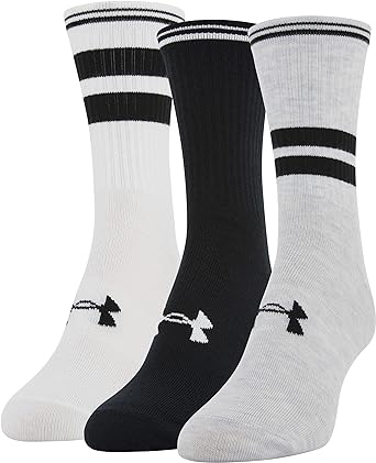 Under Armour Women's Essential Mid-Crew Socks, 3-Pairs