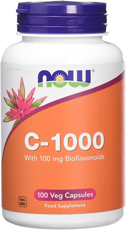 Now Foods C-1000 with Bioflavonoids Veg Capsules, Pack of 100