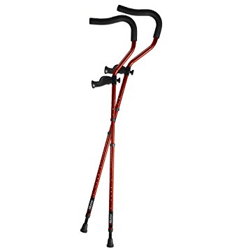 Millennial Medical Crutches - Set of 2, In-Motion Pro Tall (5'7" - 6'10"), Colors May Vary