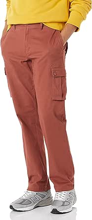 Amazon Essentials Men's Straight-Fit Stretch Cargo Pant (Available in Big & Tall)