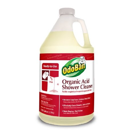 OdoBan 935362-G4 RTU Organic Acid Shower Cleaner, 1 Gallon Bottle
