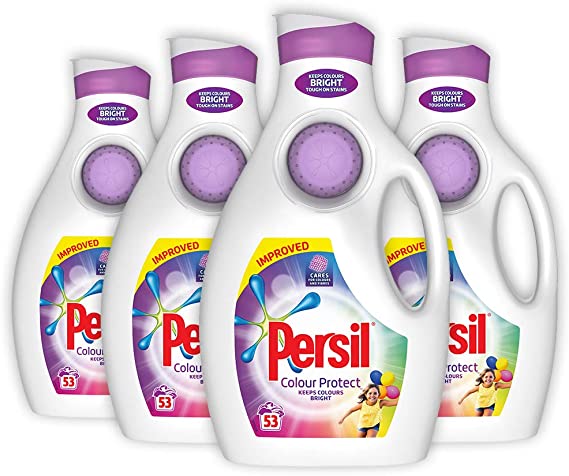 Persil Washing Liquid Colour, 212 Washes, 1.855 l (PACK OF 4)