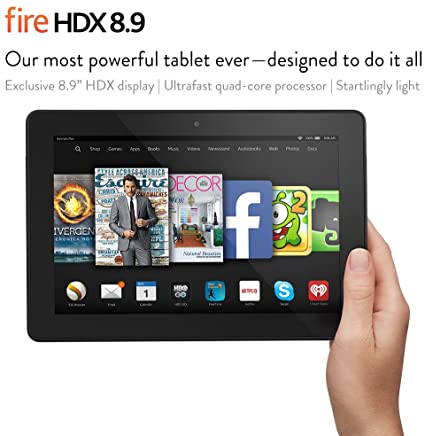 Fire HDX 8.9 Tablet, 8.9" HDX Display, Wi-Fi, 32 GB - Includes Special Offers