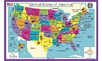 Tot Talk United States of America Placemat