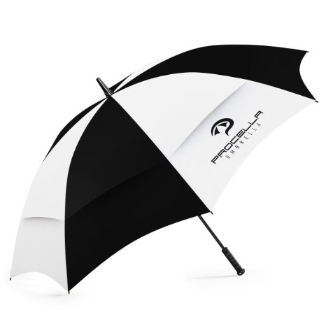 Procella Golf Umbrella 62-inch Large Windproof Auto Open Rain and Wind Resistant